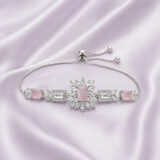 Pink American Diamond Bracelet