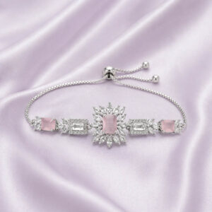 Pink American Diamond Bracelet
