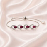 Ruby American Diamond bracelet