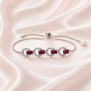 Ruby American Diamond bracelet