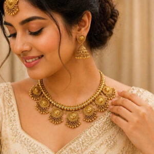 Festival gold jewelry set