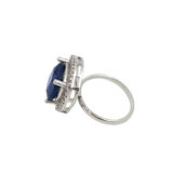 Blue Stone Adjustable Ring