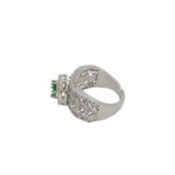 emerald green ring for women, green stone ring for women, cocktail ring for women, american diamond ring for women, party wear ring for women, green AD ring for women, stylish ring for girls, statement ring for women, emerald color ring for women, fancy ring for women, wedding wear ring for women, designer ring for women, silver tone ring for women, festive wear ring for women, trendy rings online India, fashion ring for women, ladies party wear ring, green crystal ring for women, women cocktail ring online, women statement ring India