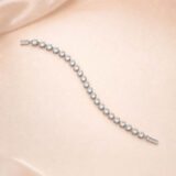 American Diamond solitaire bracelet for women