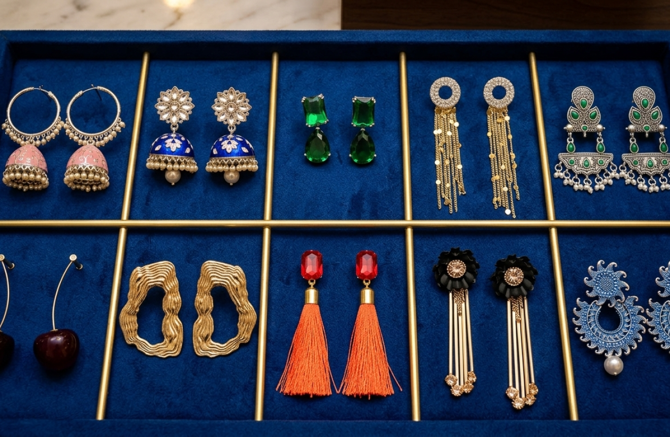 drops and danglers earrings for women